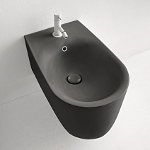 Биде подвесное Kerasan Nolita 532531*1 черный матовый