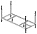 Каркас для ванны Cezares EMP-160-70-MF-R