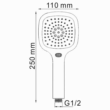 Душевая лейка WasserKRAFT A065