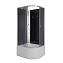 Душевая кабина Niagara Eco E100/80/40L/TN/BK 100x80x195 L стекло тонированное/профиль серебро - фото 2