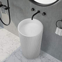 Раковина отдельностоящая ABBER Stein AS2501-H белый матовый