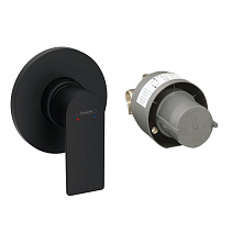 Смеситель Hansgrohe Rebris E 72658670 для душа, черный матовый