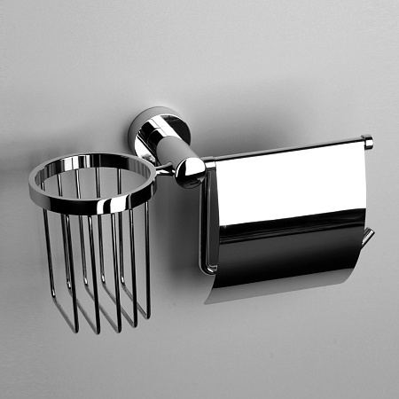 Держатель туалетной бумаги и освежителя WasserKRAFT Donau K-9459 хром