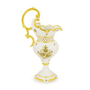 Кувшин Migliore Fiori Gold 27509 белый, декор золото