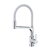 Смеситель Omoikiri Sinto 2 Plus-C-WH 4994378 для кухонной мойки, хром/белый