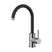 Смеситель Omoikiri Shinagawa-BL-BN 4994252 для кухонной мойки, черный