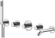 Смеситель Paffoni Modular Box MDE001CR для ванны с душем, хром