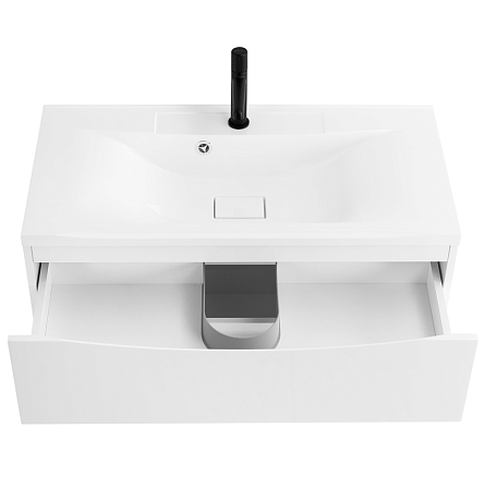 Тумба с раковиной BelBagno Marino MARINO-1000-2C-SO-BL-P 100 bianco lucido