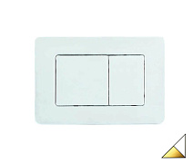 Кнопка смыва для инсталляции Boheme 650-MW-G белый матовый/золото Кнопка смыва для инсталляции Boheme 650-MW-G белый матовый/золото