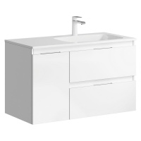 Тумба с раковиной Aqwella Accent ACC0109RW 90 R белый