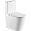 Унитаз-компакт Aquatek Оберон AQ1273S-00 белый, с сидением микролифт - фото 1