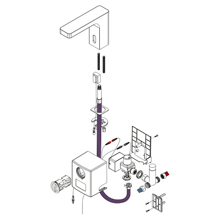 Смеситель для раковины Timo Torne 4313/17F золото матовое