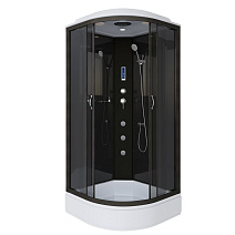 Душевая кабина Niagara Classic NG-6501-14F 90x90x215 стекло тонированное/профиль черный