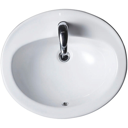 Раковина на столешницу beWash Balaton 90561101 56x47,5x21 белый глянцевый