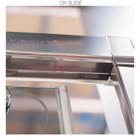 Шторка на ванну Gutewetter Slide Part GV-862 140х160 бесцветное стекло, профиль хром