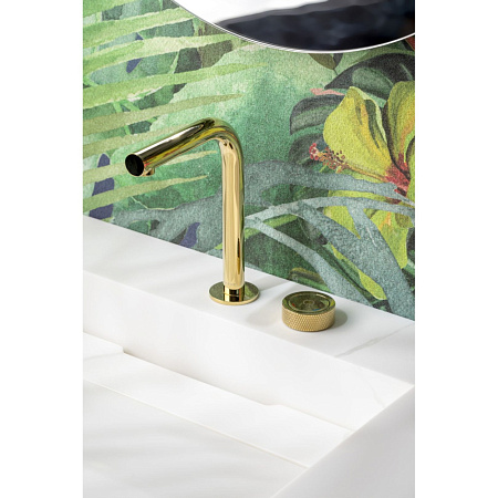 Смеситель Boheme Tech 158-G для раковины, автоматический, золото