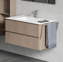 Тумба с раковиной BMT Galaxy 937 106 GEF 01 294 60х50 nespola/ручка titanio