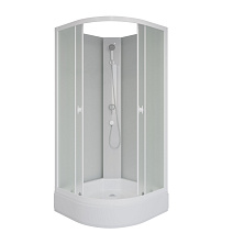 Душевая кабина Niagara Promo P90/26/MT/BK 90x90x195 матовый/белый