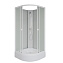 Душевая кабина Niagara Promo P90/26/MT/BK 90x90x195 матовый/белый