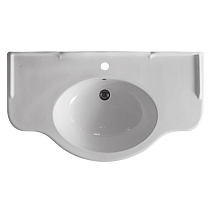 Раковина Globo Paestum PA022.BI*1 110*60 с 1 отв. под смеситель, белый