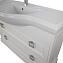 Тумба с раковиной Tessoro Foster TS-F90120-C-W 120 белый - фото 3
