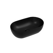 Раковина накладная Ceramicanova Twist CN12001MB 50x30x14 черный матовый