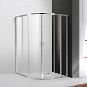 Душевой уголок Cezares Molveno MOLVENO-R-22-90+30-C-Cr-IV 120x120x195 стекло прозрачное/профиль хром