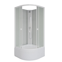 Душевая кабина Niagara Promo P80x40xMTxBK 80x80x195 матовый/белый