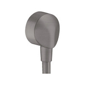 Шланговое подключение Hansgrohe Fixfit Е 27454340 шлифованный черный хром