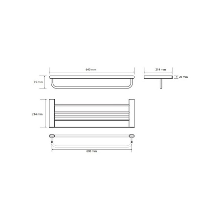 Полотенцедержатель Bemeta Organic 157105151 60