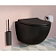 Унитаз подвеснй VitrA Sento 7748B083-0101 черный матовый - фото 2