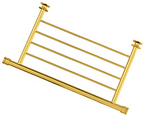 Полка прямая Сунержа Без серии 03-2012-4370 для водяных и электрических, золото