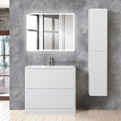 Мебель для ванной BelBagno Albano ALBANO-1000-2C-PIA-BL 100 напольная, bianco lucido