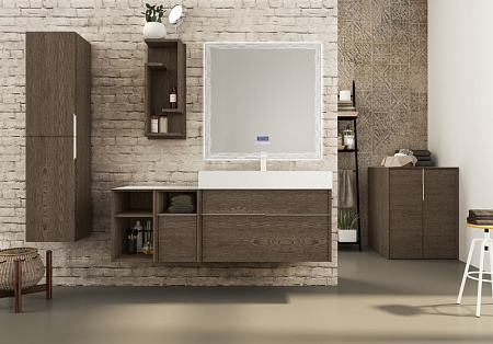 Зеркало Cezares 45063 90x90x4 с радио