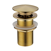 Донный клапан Boheme 612-MG для раковины, золото матовое Донный клапан Boheme 612-MG для раковины, золото матовое