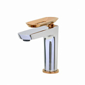 Смеситель Bien Hermes BL11009402 для раковины, хром/розовое золото Смеситель Bien Hermes BL11009402 для раковины, хром/розовое золото
