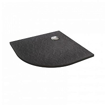 Поддон для душа Jacob Delafon Tolbiac E6D329RU-NGM 90х90 четверть круга, черный