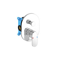Смеситель Ravak Chrome CR 065.00 X070056 встроенный Смеситель Ravak Chrome CR 065.00 X070056 встроенный
