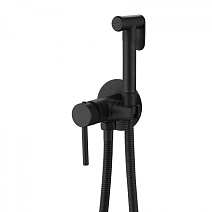 Гигиенический душ со смесителем ABBER Wasser Kreis AF8125B черный матовый Гигиенический душ со смесителем ABBER Wasser Kreis AF8125B черный матовый