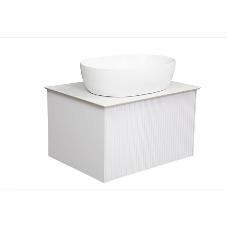 Тумба под раковину La Fenice Terra FNC-01-TER-B-60 Bianco белый матовый