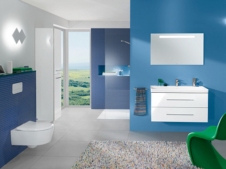 Раковина Villeroy & Boch Avento 4156A501 100х47 альпийский белый 
