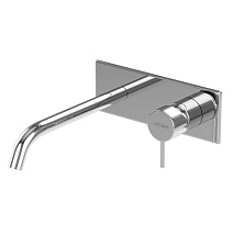 Смеситель встраиваемый для раковины Cezares Leaf LEAF-BLI1-L-01-W0 хром