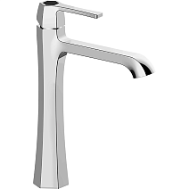 Смеситель Cisal Cherie CH0035446T для раковины, хром/черный матовый