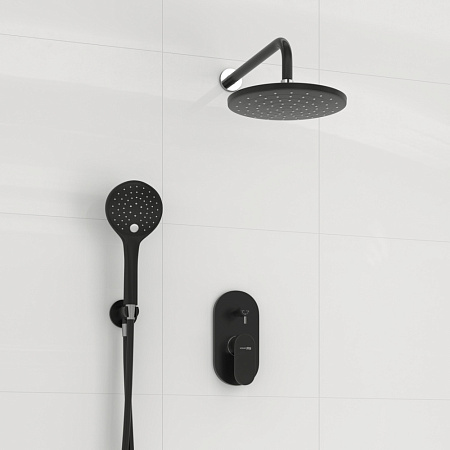 Душевой комплект WasserKRAFT Donau A16777 черный