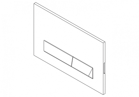 Кнопка смыва BelBagno Marmi BB010-MR-CHROME хром