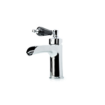 Смеситель Boheme Vogue 221-BSW для раковины, хром/черный Swarovski