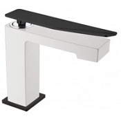 Смеситель Boheme Q 141-WB.2 для раковины, белый/черный