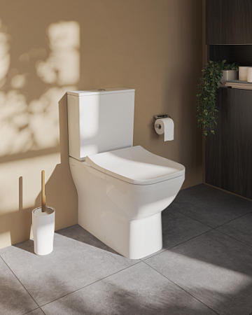 Унитаз-компакт VitrA Integra Square Open-Back 9833B003-7205 микролифт