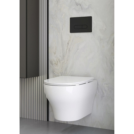 Унитаз подвесной Boheme Fiore 978-SET-W белый