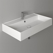 Раковина подвесная Simas Agile AG 81 bia 81x46x13 с 1 отверстием под смеситель, белый